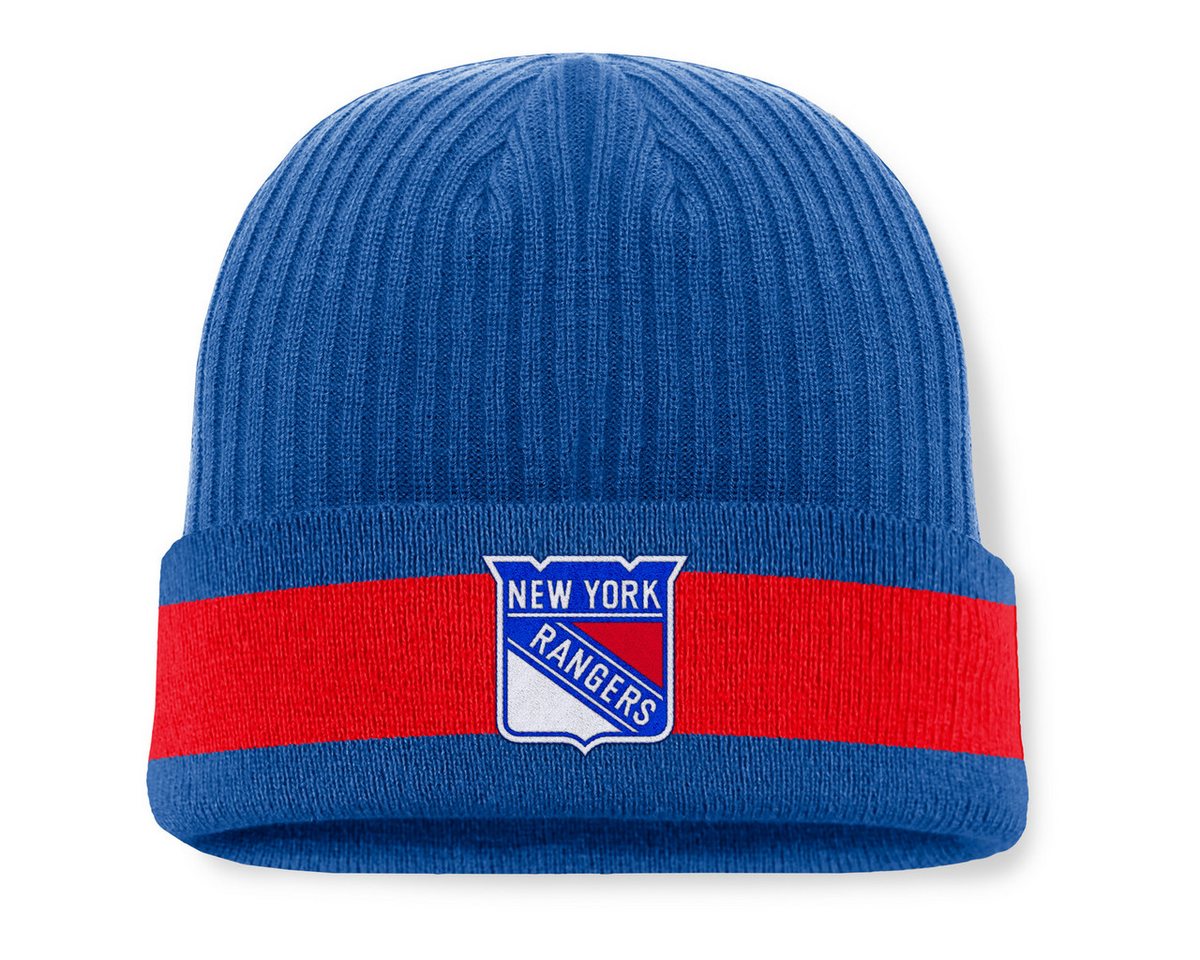Fanatics Bommelmütze Fanatics Mütze New York Rangers A/ Beanie Cuff von Fanatics