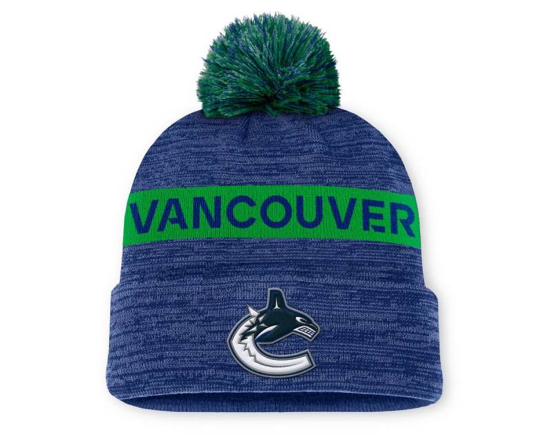 Fanatics Bommelmütze Fanatics Mütze Vancouver Canucks Authentic ProRink Beanie Cuff von Fanatics