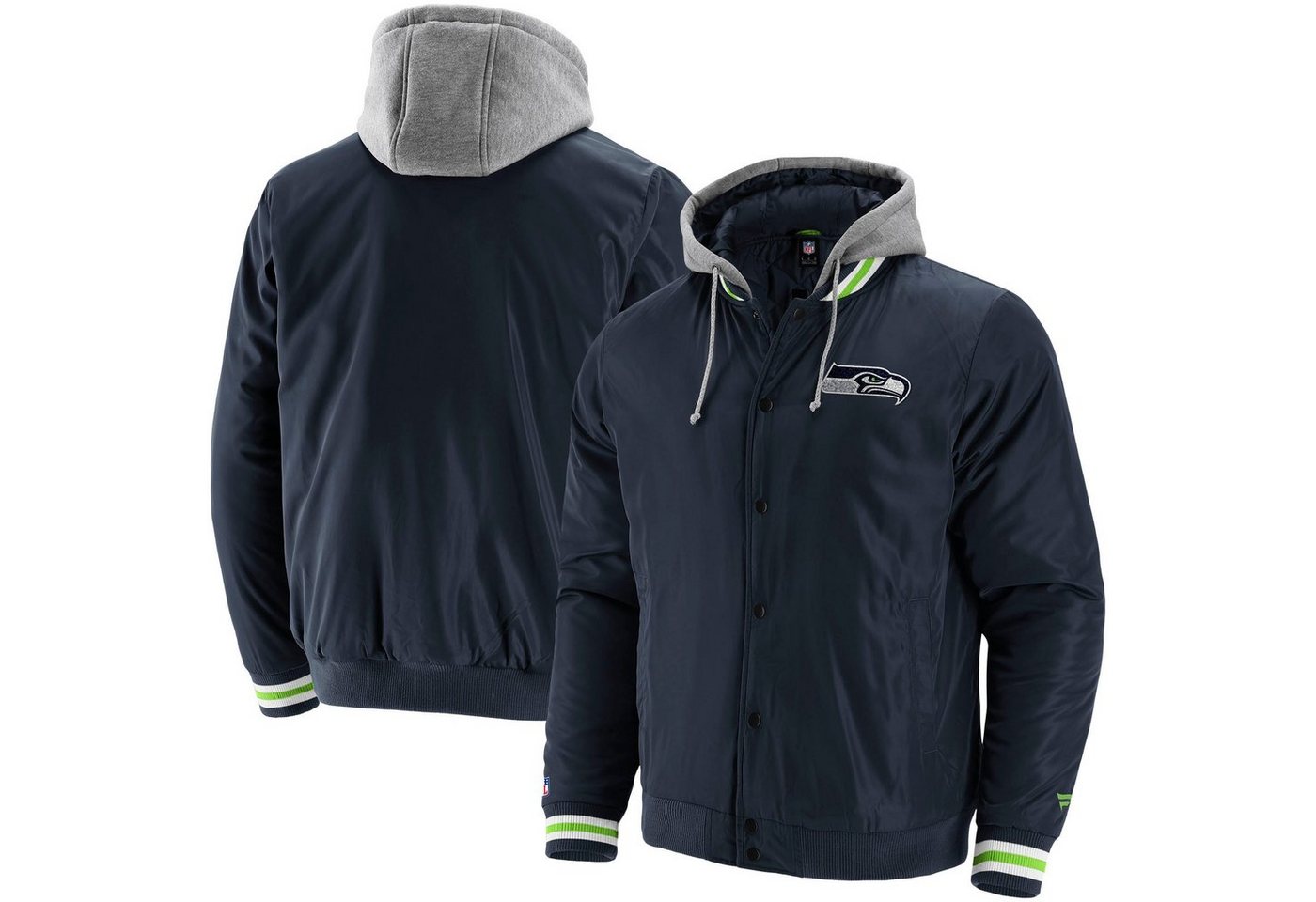 Fanatics Collegejacke SEATTLE SEAHAWKS SATEEN JACKET V2 NFL von Fanatics