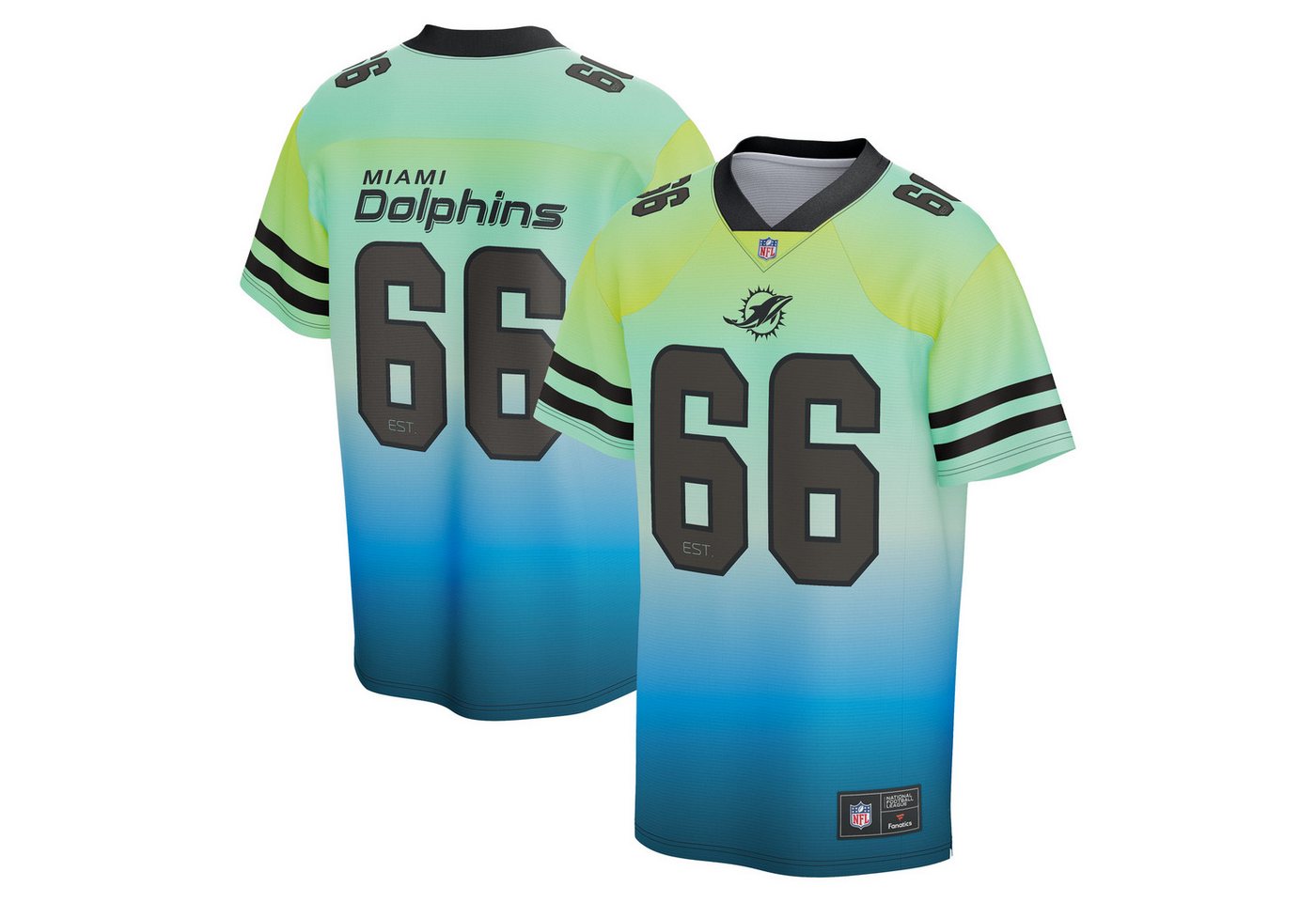 Fanatics Footballtrikot Fanatics Trikot Miami Dolphins Gradient Foundation von Fanatics