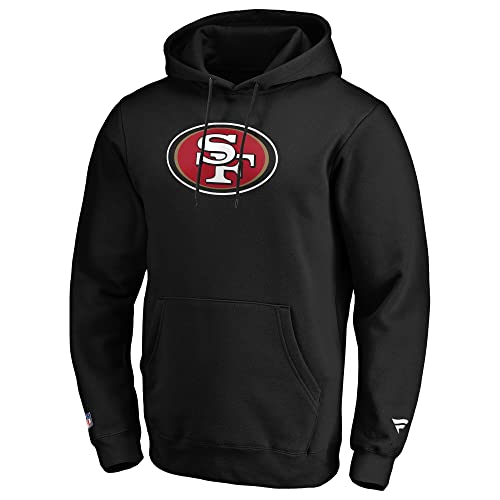 Fanatics Herren NFL Mid Essentials Crest Graphic Hoodie Farbe: Schwarz (49ers) 1311M; Größe: S von Fanatics