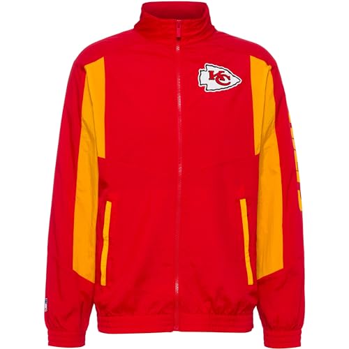 Fanatics Herren Trainingsjacke NFL Kansas City Chiefs athletic red-athletic red-yellow gold-yellow gold M von Fanatics