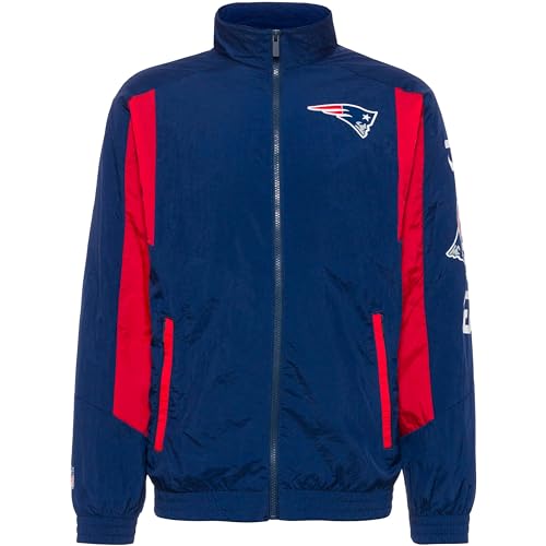 Fanatics Herren Trainingsjacke NFL New England Patriots athletic navy-athletic navy-athletic red-athletic red L von Fanatics