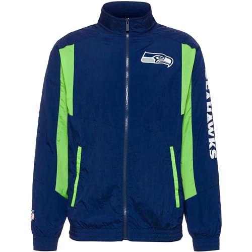 Fanatics Herren Trainingsjacke NFL Seattle Seahawks athletic navy-athletic navy-bright green-bright green XXL von Fanatics