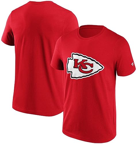Fanatics Kansas City Chiefs Logo Männer T-Shirt rot XL 100% Baumwolle NFL, Sport von Fanatics