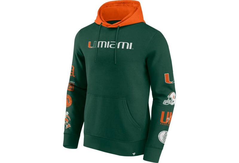 Fanatics Kapuzenpullover Miami Hurricanes NCAA Sleeve Patches von Fanatics