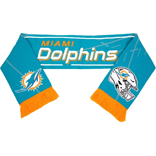 Fanatics Knitted NFL Team Scarf Schal Fanschal (Miami Dolphins, one size) von Fanatics