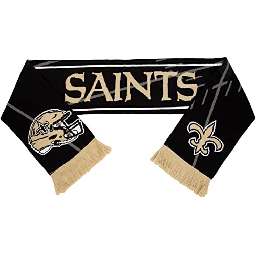 Fanatics Knitted NFL Team Scarf Schal Fanschal (New Orleans Saints, one size) von Fanatics