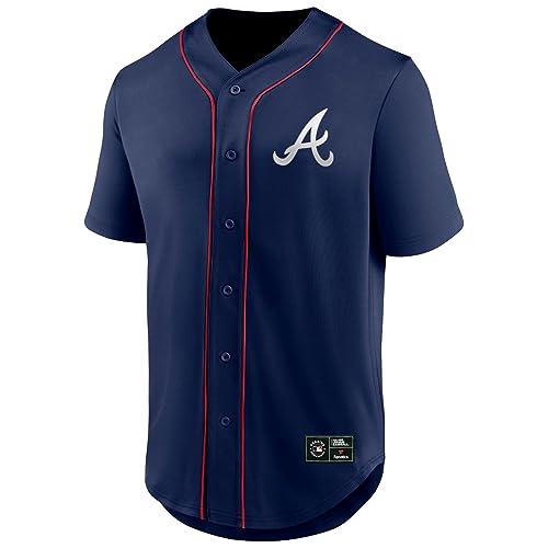 Fanatics - MLB Atlanta Braves Core Franchise Jersey Hemd Farbe Blau, Größe L von Fanatics