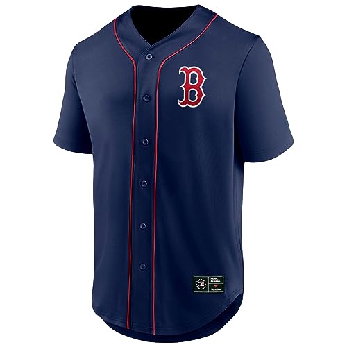 Fanatics - MLB Boston Red Sox Core Franchise Jersey Hemd Farbe Blau, Größe 3XL von Fanatics