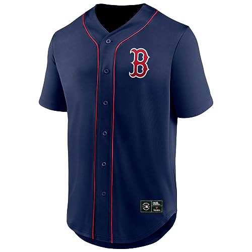 Fanatics - MLB Boston Red Sox Core Franchise Jersey Hemd Farbe Blau, Größe L von Fanatics