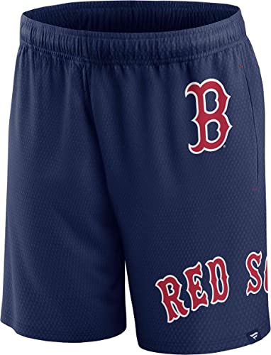 Fanatics - MLB Boston Red Sox Mesh Shorts Farbe Blau, Größe M von Fanatics