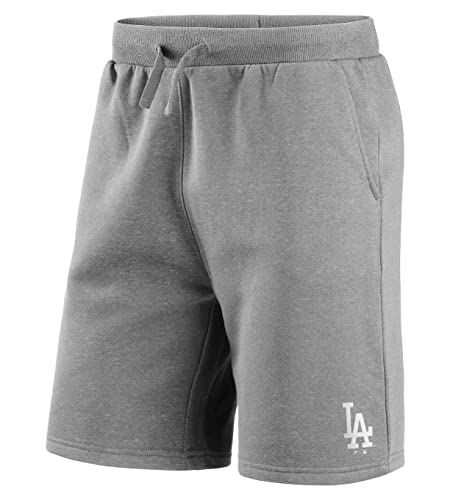 Fanatics - MLB Los Angeles Dodgers Primary Logo Graphic Sweat Shorts Farbe Grau, Größe L von Fanatics