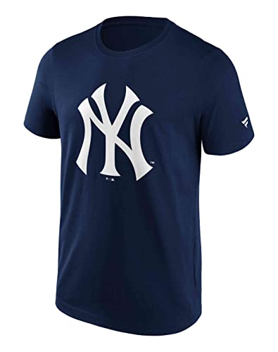 Fanatics - MLB New York Yankees Primary Logo Graphic T-Shirt Farbe Blau, Größe 3XL von Fanatics