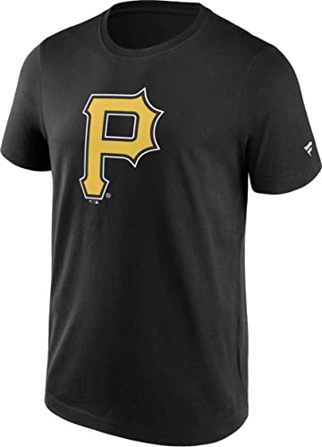 Fanatics - MLB Pittsburgh Pirates Primary Logo Graphic T-Shirt Farbe Schwarz, Größe L von Fanatics