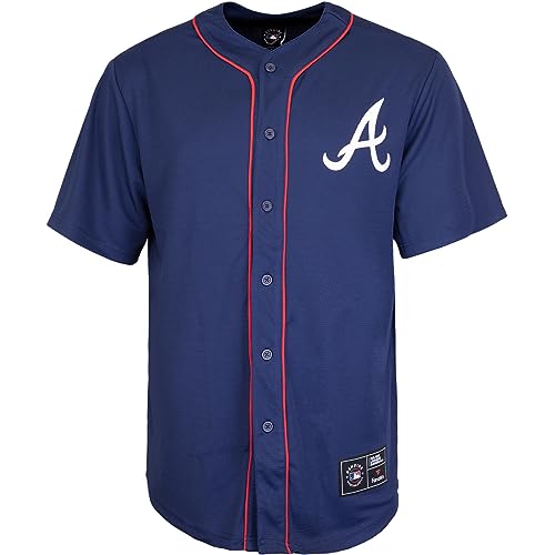 Fanatics MLB Team Foundation Jersey Trikot (M, Atlanta Braves) von Fanatics