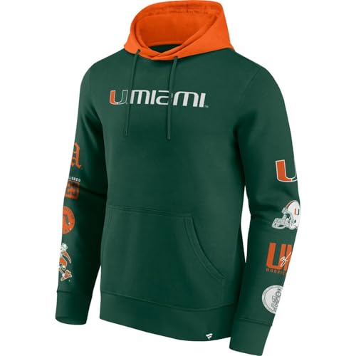 Fanatics Miami Hurricanes NCAA Sleeve Patches Hoody - L von Fanatics