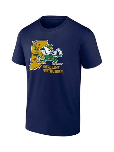 Fanatics - NCAA Notre Dame Fighting Irish State Lock In T-Shirt, Größe:XXL von Fanatics