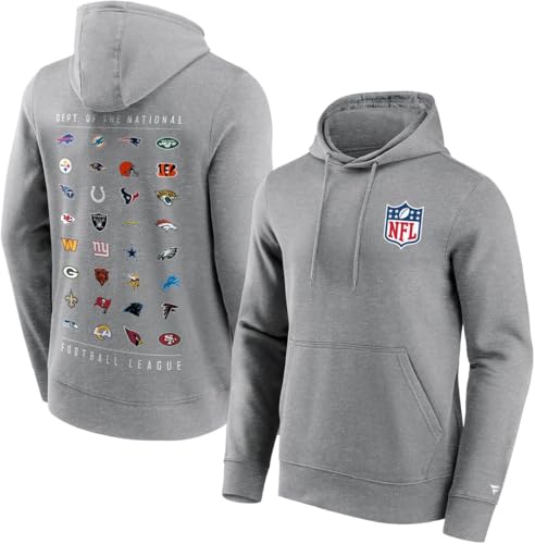 Fanatics NFL All Team Logo Männer Kapuzenpullover grau XL von Fanatics