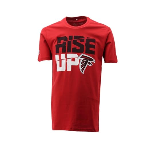Fanatics NFL Atlanta Falcons Logo Kurzarm Herren T-Shirt rot 1878MGRD2HTAFA XL von Fanatics