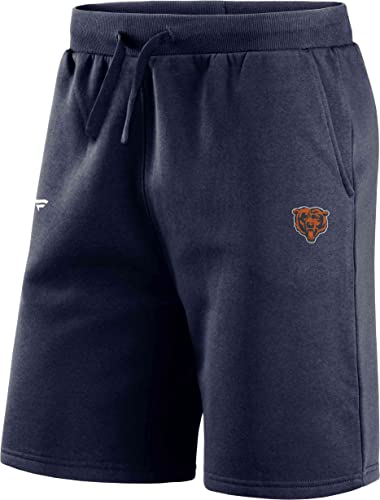 Fanatics - NFL Chicago Bears Primary Logo Fleece Shorts Farbe Blau, Größe L von Fanatics