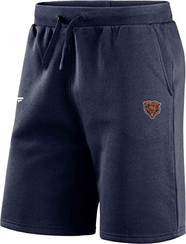 Fanatics - NFL Chicago Bears Primary Logo Fleece Shorts Farbe Blau, Größe XXL von Fanatics