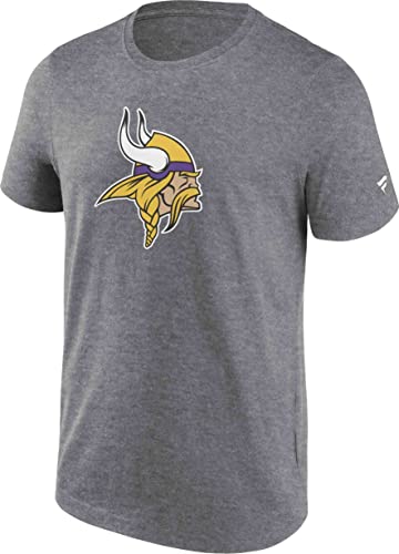 Fanatics NFL Crew Minnesota Vikings T-Shirt Herren grau/gelb, XL von Fanatics