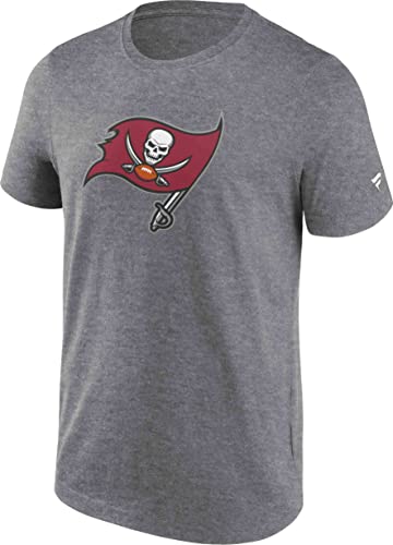 Fanatics NFL Crew Tampa Bay Buccaneers T-Shirt Herren grau/rot, L von Fanatics