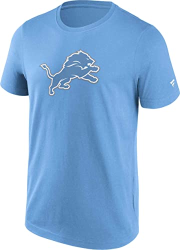 Fanatics - NFL Detroit Lions Primary Logo Graphic T-Shirt Farbe Blau, Größe M von Fanatics