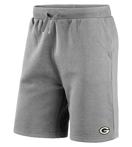 Fanatics - NFL Green Bay Packers Primary Logo Graphic Sweat Shorts Farbe Grau, Größe L von Fanatics