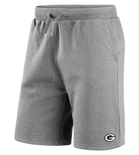 Fanatics - NFL Green Bay Packers Primary Logo Graphic Sweat Shorts Farbe Grau, Größe XXL von Fanatics