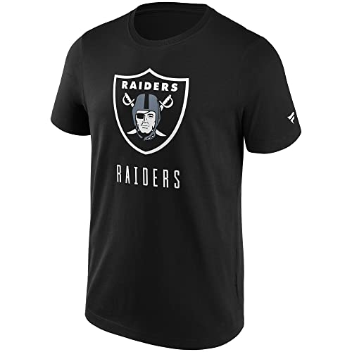 Fanatics NFL Las Vegas Raiders Seasonal Essentials T-Shirt Herren schwarz/weiß, M von Fanatics