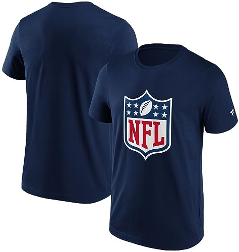 Fanatics NFL Mid Essentials Crest T-Shirt Herren dunkelblau/rot, L von Fanatics