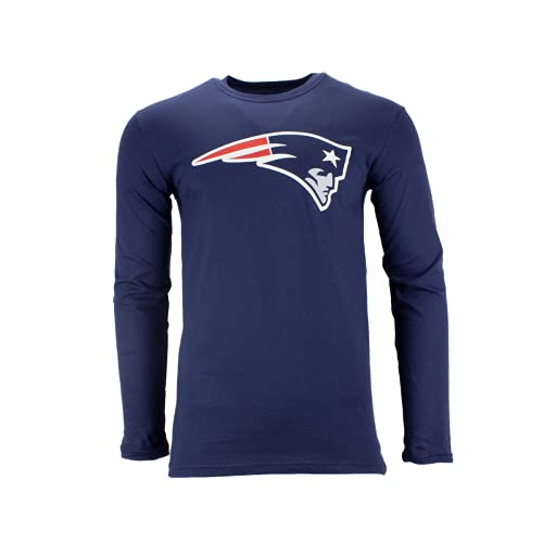 Fanatics NFL New England Patriots Herren Langarm T-Shirt blau 1568MNVY1ADNEP XL von Fanatics