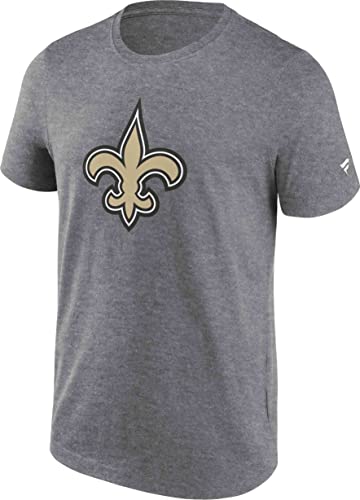 Fanatics - NFL New Orleans Saints Primary Logo Graphic T-Shirt Farbe Grau, Größe 3XL von Fanatics