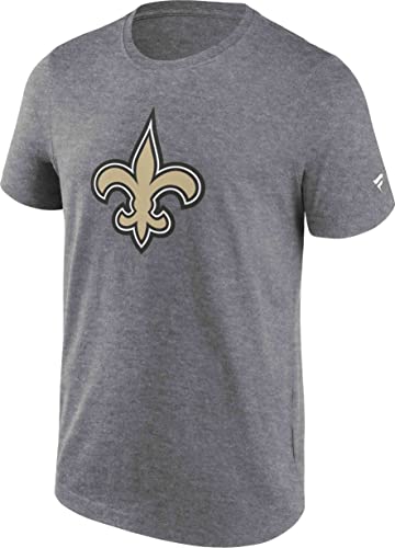 Fanatics - NFL New Orleans Saints Primary Logo Graphic T-Shirt Farbe Grau, Größe S von Fanatics