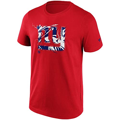 Fanatics - NFL New York Giants Marble T-Shirt Farbe Rot, Größe XL von Fanatics