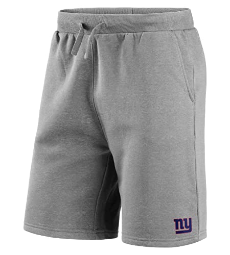 Fanatics - NFL New York Giants Primary Logo Graphic Sweat Shorts Farbe Grau, Größe M von Fanatics