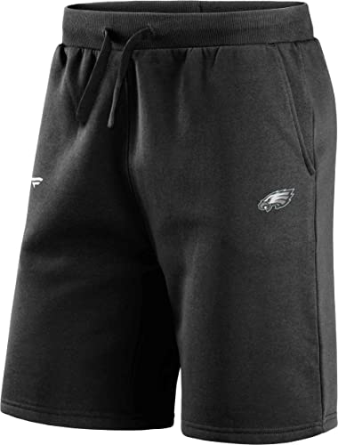 Fanatics - NFL Philadelphia Eagles Primary Logo Fleece Shorts Farbe Schwarz, Größe L von Fanatics