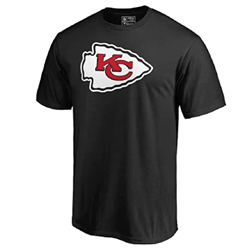 Fanatics NFL Primary Logo T-Shirt Kansas City Chiefs Black (DE/NL/SE/PL, Alphanumerisch, 3XL, Regular, Regular, Schwarz) von Fanatics