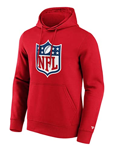 Fanatics - NFL Shield Primary Logo Graphic Hoodie Farbe Rot, Größe M von Fanatics