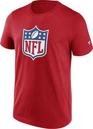 Fanatics - NFL Shield Primary Logo Graphic T-Shirt Farbe Rot, Größe M von Fanatics