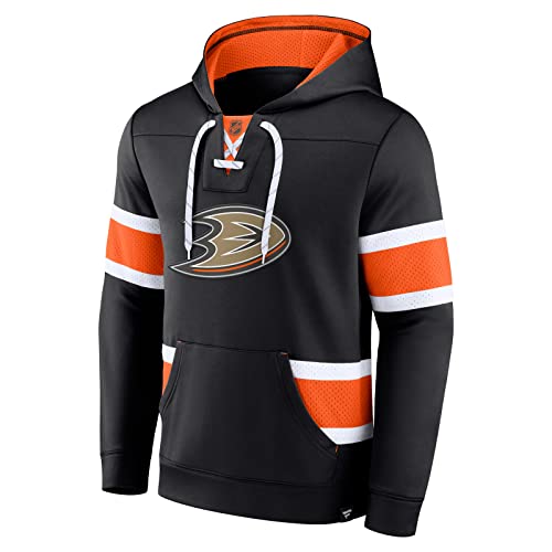 Fanatics NHL Anaheim Ducks Hoody Iconic Exclusive Pullover Hoodie Kaputzenpullover XL von Fanatics