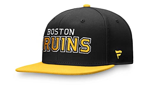 Fanatics - NHL Boston Bruins Iconic Color Blocked Snapback Cap von Fanatics