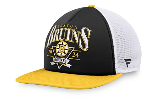 Fanatics - NHL Boston Bruins True Classic Foam Front Trucker Snapback Cap von Fanatics