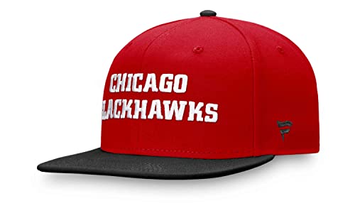 Fanatics - NHL Chicago Blackhawks Iconic Color Blocked Snapback Cap von Fanatics