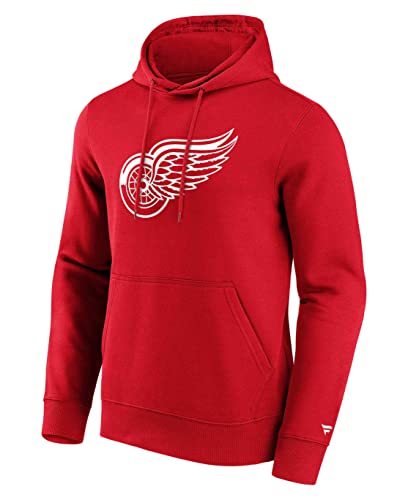 Fanatics - NHL Detroit Redwings Primary Logo Graphic Hoodie Farbe Rot, Größe XL von Fanatics