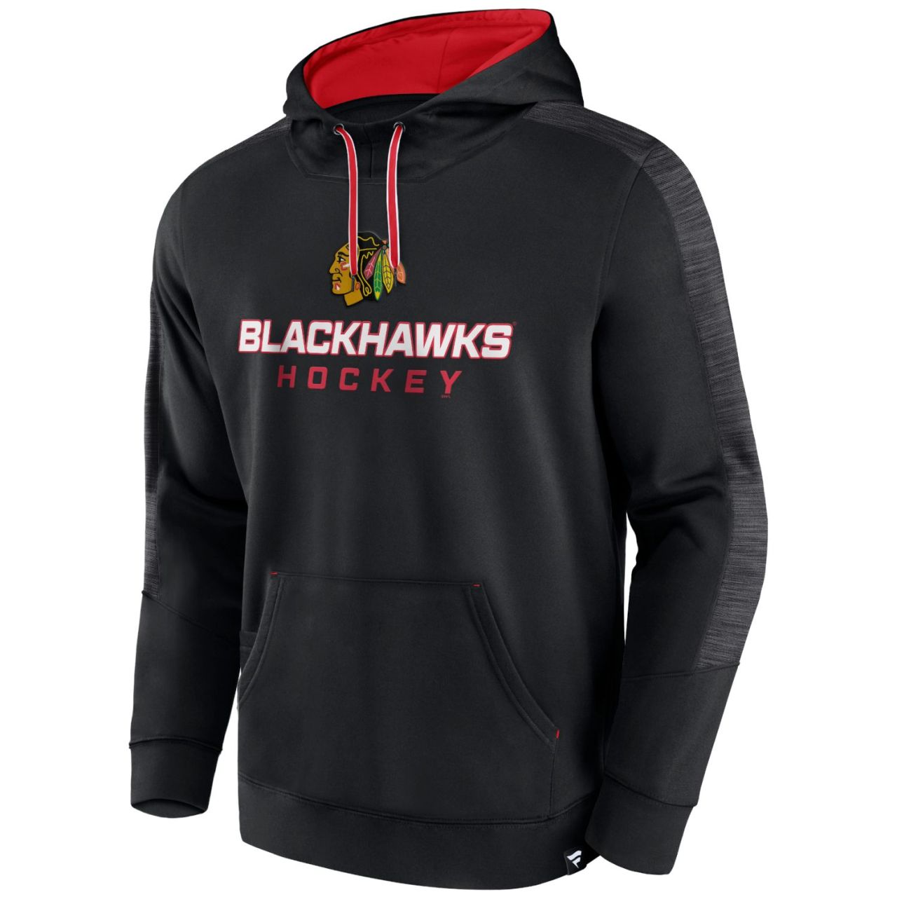 Fanatics NHL Fleece Hoody - ICONIC Chicago Blackhawks von Fanatics