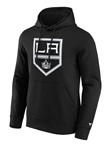 Fanatics - NHL Los Angeles Kings Primary Logo Graphic Hoodie Farbe Schwarz, GröÃŸe M von Fanatics