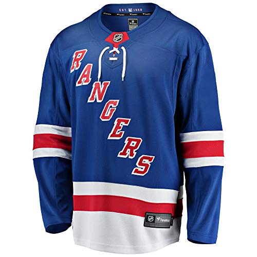 Fanatics - NHL New York Rangers Home Breakaway Jersey Longsleeve - Blau Farbe Blau, Größe L von Fanatics